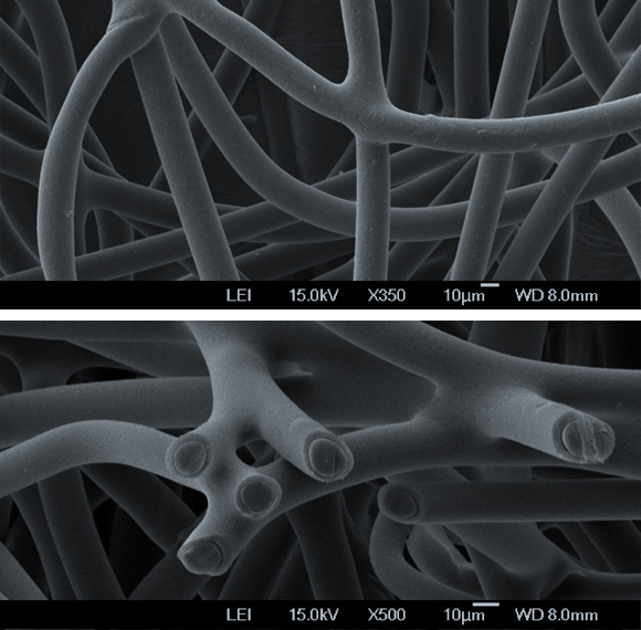 Air-through bonded nonwoven